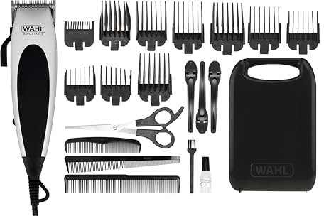 Wahl Home Pro Corded Hair Clipper, Haarschneider für Männer, Haareschneiden zu Hause, Herrenclipper-Set, Herrenpflege-Set, netzbetriebenes Schneiden, Präzisionsschneidklingen