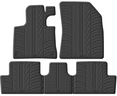 Satz Gummimatten kompatibel mit Citroen C4 Picasso 2013- & C4 Spacetourer 2018- (T Profil 5-teilig)