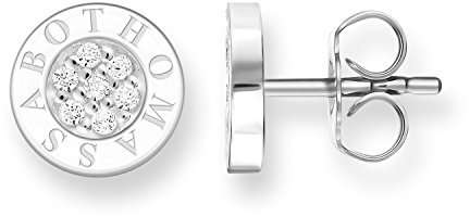 Thomas Sabo Ohrstecker Classic Pavé Weiß 925 Sterling Silber H1547-051-14