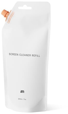 am Reinigungsflüssigkeit Nachfüllflasche (200 ml) Nachfüllflüssigkeit für alle nachfüllbaren, Reinigungsspray für Handys, Tablets und Laptops, tragbar und umweltfreundlich