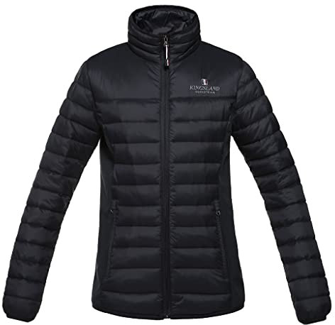 Kingsland - Thermojacke Unisex Classic - Reitjacke mädchen/Herren - Atmungsaktiv und wasserabweisend - YKK 2-Wege-Reißverschluss - Navy - XXS