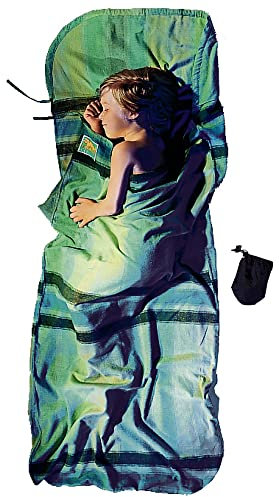 Cocoon Kids TravelSheet Baumwoll/Flanell Kindertasche - 100% Baumwolle, 180 x 76 cm, für Kinder bis 155 cm, Unisex, Alle Jahreszeiten