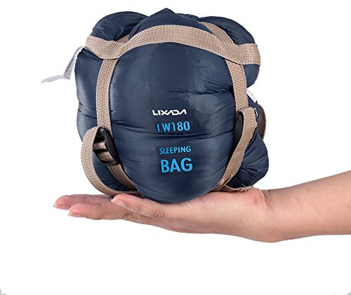 Lixada Saco de Dormir de Forma de Sobre Ultraligero Multifunción 190 * 75cm 680g