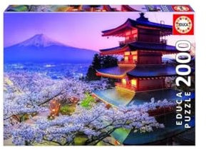 Educa - Japan Puzzle 2000 Teile für Erwachsene | Mount Fuji, 2000 Teile Puzzle für Erwachsene und Kinder ab 14 Jahren, Japan (16775)