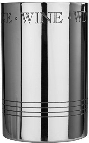 Premier Housewares Bombay Wine Cooler, Stainless Steel - Silver