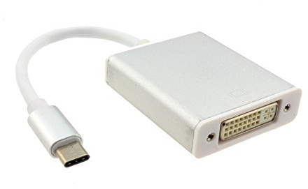 kenable PRO USB 3.1 Type C Male Plug to DVI-D 24+5 Dual Link Adapter 15cm