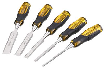 FatMax™ Stechbeitel Set 5-Teilig - 16-271 mit durchgehender Klinge und Schlagkappe 6/10/15/20/25 mm