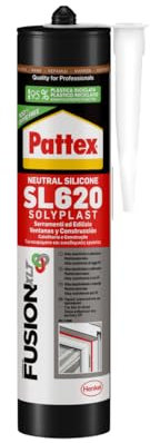 Pattex Sigillante Silicone SL620 Serramenti ed Edilizia Rame RAL 9016, Sigillante Neutro a Basso Modulo, Resiste alle Muffe, agli Agenti Atmosferici, ad Acidi e Basi Diluiti, ai Raggi UV, 300ml