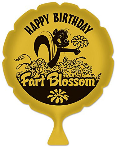 Beistle Furzblüte Furzkissen, 20,3 cm, Gelb/Schwarz