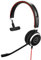 Jabra Evolve 40 UC - Cuffie professionali cablate per una maggiore produttività, suono superiore per chiamate e musica, connettore jack da 3,5 mm, design confortevole per tutto il giorno, ottimizzato per UC
