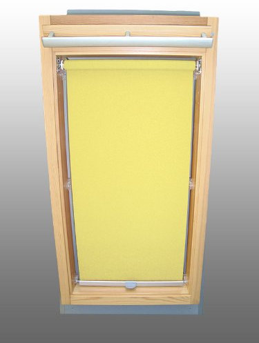 Sichtschutzrollo Rollo für Velux RHL/RHU-EP GGU,GPU,GHU,GTU F06 gelb