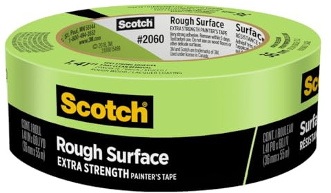 Scotch Rough Surface Painter's Tape 1.5 Inch Wide, 1 Roll