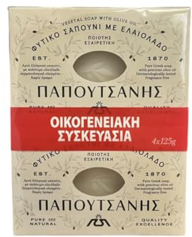 Papoutsanis S.A Papoutsanis di sapone all'olio d'oliva (12pcsx125g)