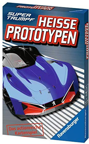 Ravensburger 20335 Kartenspiel - Heiße Prototypen Supertrumpf