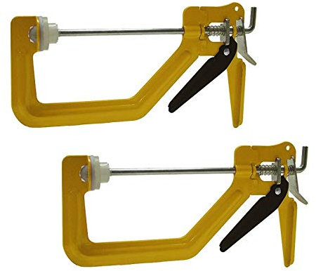 Roughneck ROU38010 One Handed Turbo Clamp 150mm / 6in Twin Pack ROU38012