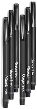 Sharpie Pen Fine Point Pen, 6 Black Pens (1742663)