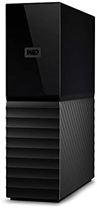 Western Digital 4TB My Book Desktop External Hard Drive, USB 3.0, External HDD with Password Protection and Backup Software - WDBBGB0040HBK-NESN