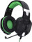 x-craft-hp Series comoda 3.5 mm stereo Gaming multiple variazione di colore chiaro design over-ear cuffie fascia con Mic per PC computer Game con Noise Canelling & volume nero Black & Green X-CRAFT-HP5000