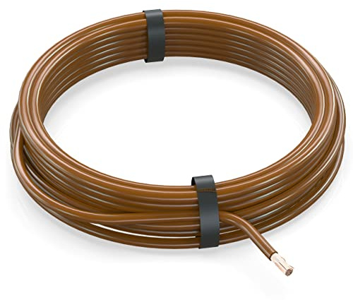 AUPROTEC Enpolig kabel 2,5 mm² FLRY-B Ring elektrisk tråd: 10m, brun