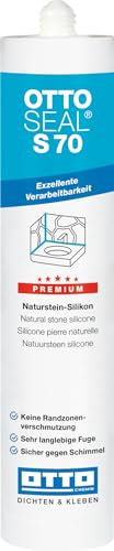 OTTOSEAL® S70 Premium-Naturstein-Silikon/Silicon 310 ml - Manhattan C43 - Sehr gute Witterungs-, Alterungs- und UV-Beständigkeit