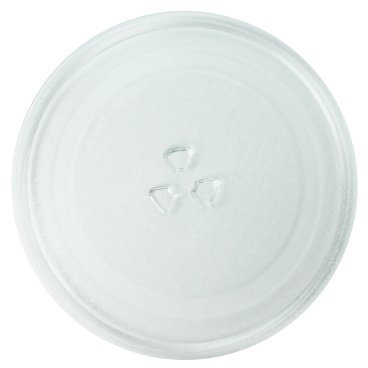 First4Spares 3 Lug Microwave Glass Turntable Plate for Asda Microwaves (245mm)