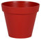 EDA - Pot de Fleur Rond Toscane Ø 40 cm - Volume 23 L - Ø 39,5 x H.31 cm - Rouge Rubis
