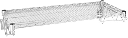 Vogue U201 Wire Wall Shelf 910X360mm Kitchen Catering Storage Mounted Shelves, Grey