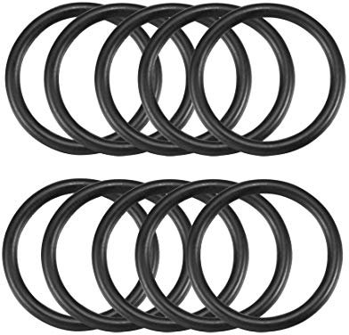 sourcing map Packung mit 10 Nitrilkautschuk O-ring metrische Dichtung 24mm Außendmr. 19mm Innendmr. 2,5mm breit