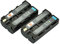 DSTE 2-Pack Rechange Batterie pour Sony NP-F550 NP-F330 NP-F530 NP-F570 CCD-SC5 CCD-SC55 CCD-SC65 DCR-SC100 CCD-TRV110K DCR-TRV120 DCR-TRV130 DCR-TRV210 DCR-TRV220K DCR-TRV310K DCR-TRV510 DCR-TRV520 DCR-TRV525 DCR-TRV620K DCR-VX2000 DCR-VX2100 DCR-VX2100 DCR-VX2100E DCR-VX700 MVC-FD100 MVC-FD200 MVC-FD5 MVC-FD51 MVC-FD7 MVC-FD88 MVC-FD90