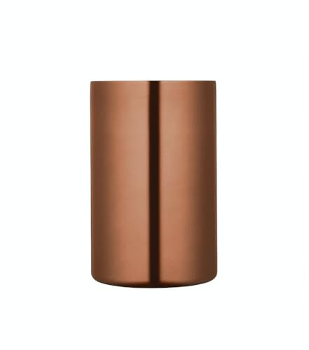 BarCraft Raffredda Bottiglie con Finitura Rame in Confezione Regalo, Acciaio Inox, 11 x 19 cm