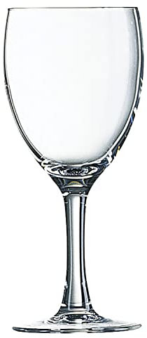 Arcoroc Elegance Rotweinkelch, Arc 37405, 245ml, ohne Füllstrich, 12 Stück