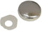 Screw Cover Domed Caps Chrome (10)
