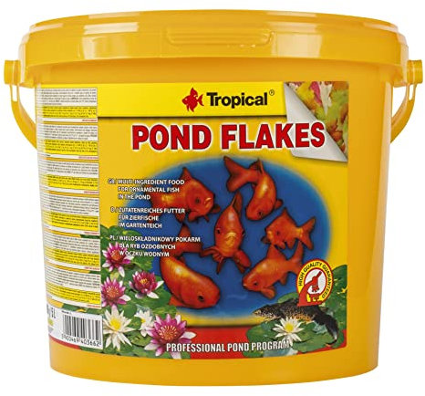 Pond Flakes 5L / 800g - Mehrkomponenten-Flocken für die tägliche Fütterung von Jungfischen großer Teichfischarten