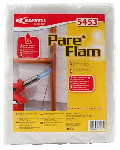 Set med 3 par' FLAM fiberfri – lödbrännare – lödlampa – ersättningslödning – lödningskit – lödtillbehör – lödbrännare – EXPRESS