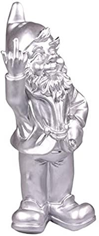Stoobz PP 005FC Freche Gartenzwerg-Figuren für Haus und Garten, 15 x 12 x 32 cm