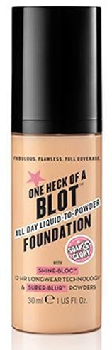 Soap And Glory One Heck Of A Blot All Day Liquid-To-Powder Foundation For Oily Skin - Fair Enough 30ml
