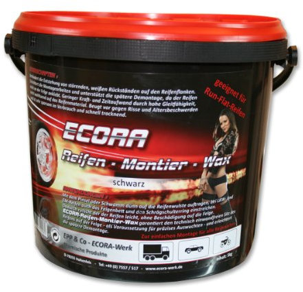 Pasta per il montaggio degli pneumatici nera