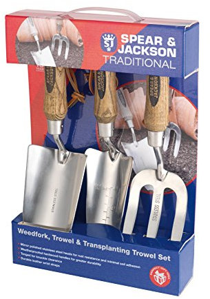 Spear & Jackson TRAD3PS Traditional 3-teiliges Edelstahl-Geschenkset