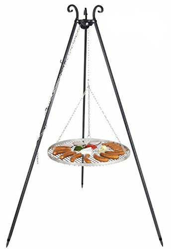 Farmcook Schwenkgrill Dreibein mit 70cm Edelstahl-Grillrost