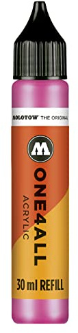 Recharge Molotow Refill One4All - Pour marqueur permanent 30 ml Rose fluo