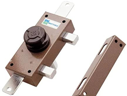 SERRATURA TRIPLICE STRETTA CON ASTE MOTTURA ART. 34.329 CILINDRO A POMPA