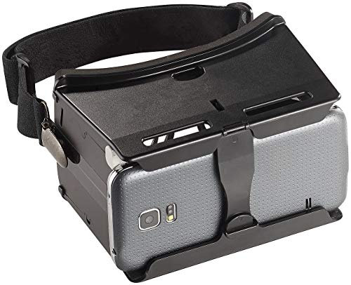 auvisio VR Brille Handy: Faltbare Mini-Reise-Virtual-Reality-Brille 3D für Smartphones (3D Handy, Video, Geschenk)