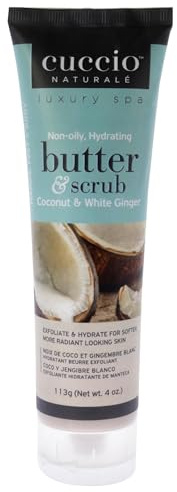 Cuccio Coconut & White Ginger Butter Scrub Tube 4oz