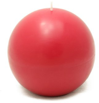 4 Inch Red Ball Candles