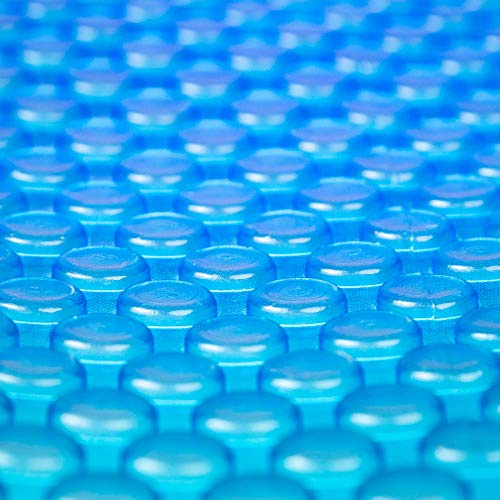 Blue Wave 12-ft Round Solar Blanket for Pool – 8-Mil Solar Pool Cover with Thermal Bubbles to Retain Heat and Reduce Evaporation – Fade Resistant Pool Solar Cover for Above Ground Pool Use - Blue