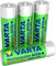 Varta 56756101484 Rechargeable ACCU R2U AA 2400 mAh Pack of 4 incl. Free Battery Storage Box