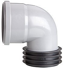 Airfit Abfluss Kunststoff Winkel-Steckmuffe DN 110/110