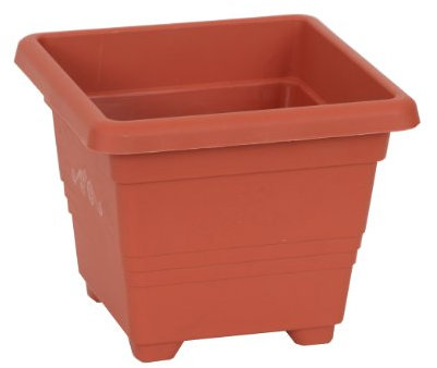 Plastia – Pot de Fleur Begonia 35 x 35 cm, Terracotta