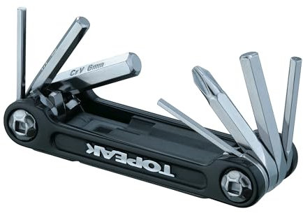 TOPEAK TT2551B Unisex – Erwachsene Mini 9 Pro Miniwekrzeug, schwarz, 9 Funktionen