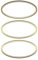 AVERY Zweckform 59419 Marmeladen Etiketten Gold Rahmen (wiederablösbar) 6 Aufkleber